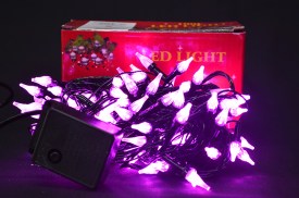 Luces cable negro 10 metros FUCSIA (2)